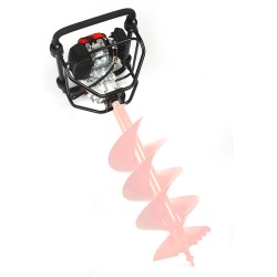 Motore a combustione 63cc per mototrivella Trivellatrice giardino terreno 5.2CV a scoppio Benzina 4 Tempi 50 Nm